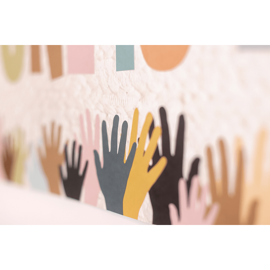 Everyone is Welcome Helping Hands Banner-Banner-Tools 4 Teaching-Classroom Decor and More