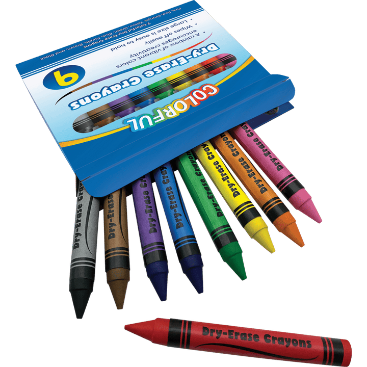 Colorful Dry-Erase Crayons-Dry Erase-Tools 4 Teaching-Classroom Decor and More