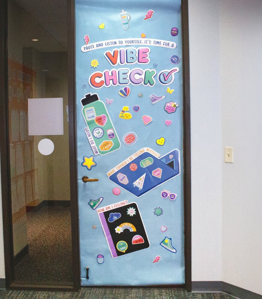 We Stick Together Vibe Check Bulletin Board Set-Bulletin Board Sets-Tools 4 Teaching-Classroom Decor and More