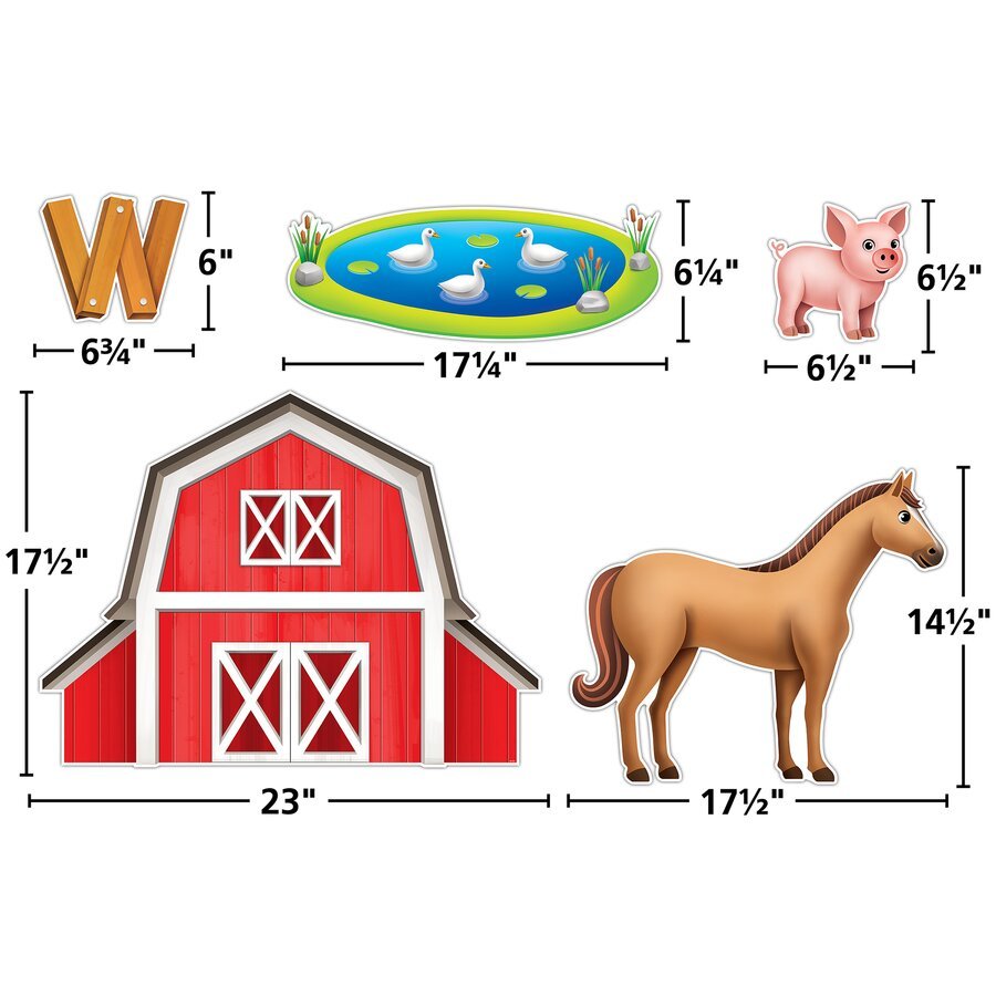 The Farm Bulletin Board-Bulletin Board Sets-Tools 4 Teaching-Classroom Decor and More