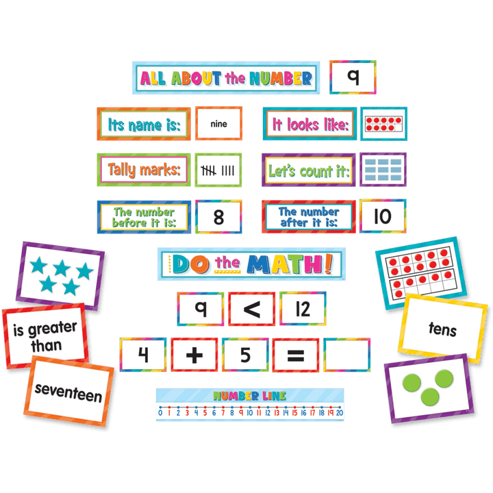 Numbers, Counting & More Pocket Chart Cards-Pocket Charts-Tools 4 Teaching-Classroom Decor and More