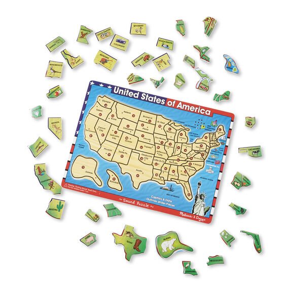 USA Map Sound Puzzle-Puzzles-Tools 4 Teaching-Classroom Decor and More