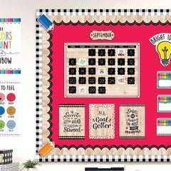 *Core Decor Dotted Scallops on Wood EZ Border-Borders-Tools 4 Teaching-Classroom Decor and More