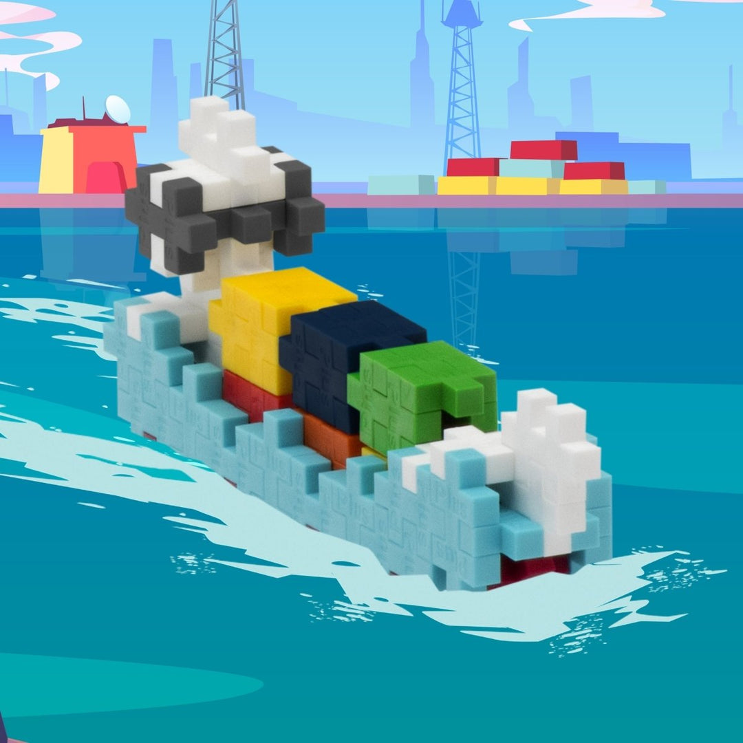 PLUS PLUS® Tube - 70 PC - Container Ship-Plus Plus-Tools 4 Teaching-Classroom Decor and More