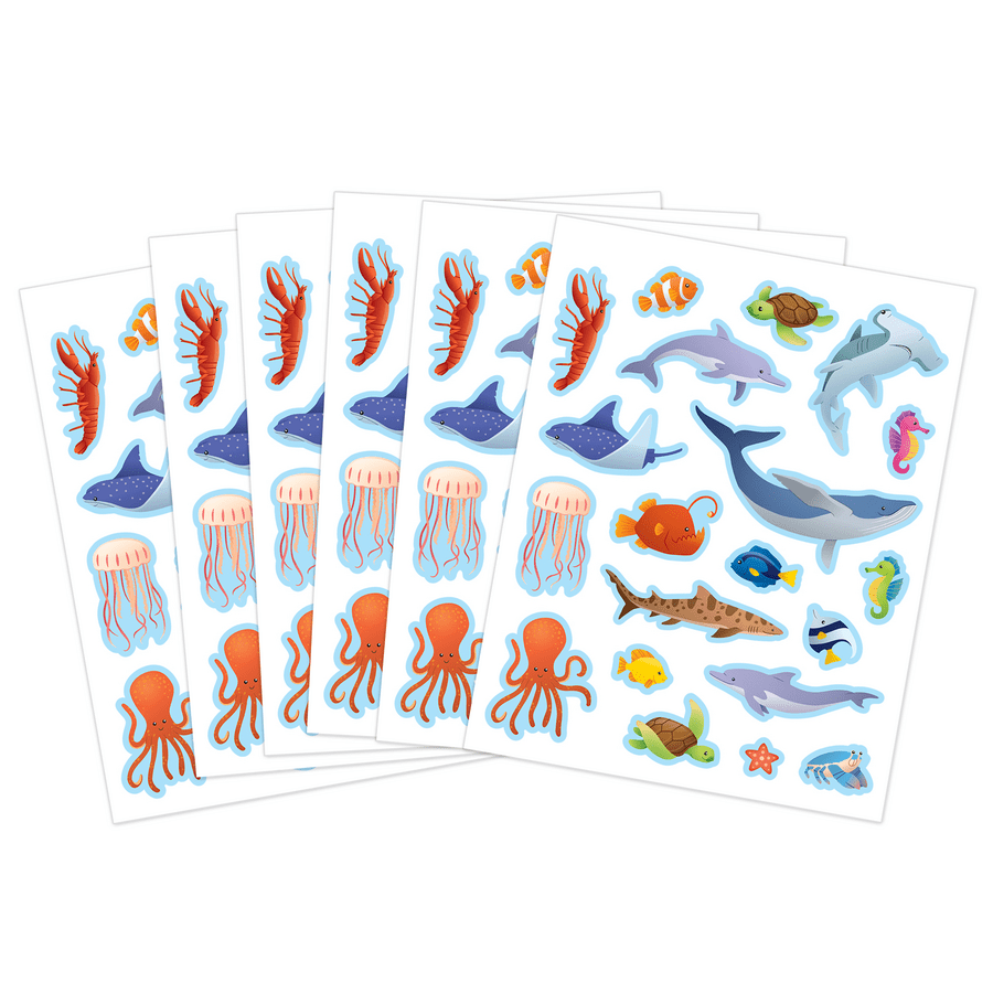Ocean Animal Stickers-Stickers-Tools 4 Teaching-Classroom Decor and More