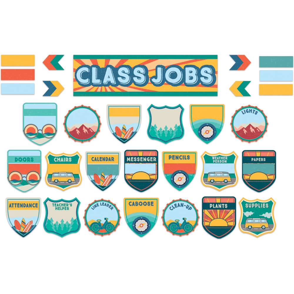 Adventurer Class Jobs Mini Bulletin Board Set-Mini Bulletin Boards-Tools 4 Teaching-Classroom Decor and More
