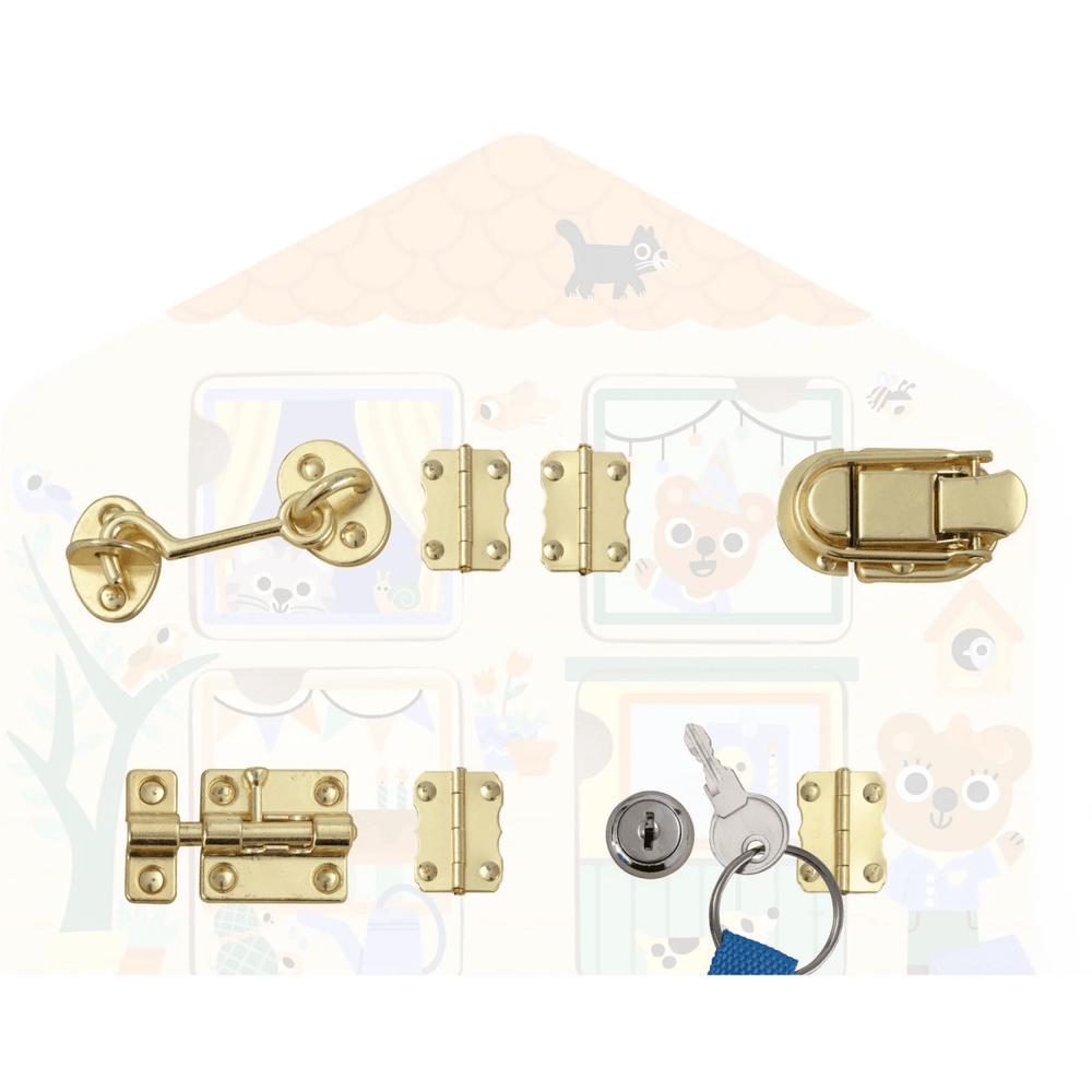 Cabanalock Wooden Skill Board-Baby & Toddler-Tools 4 Teaching-Classroom Decor and More