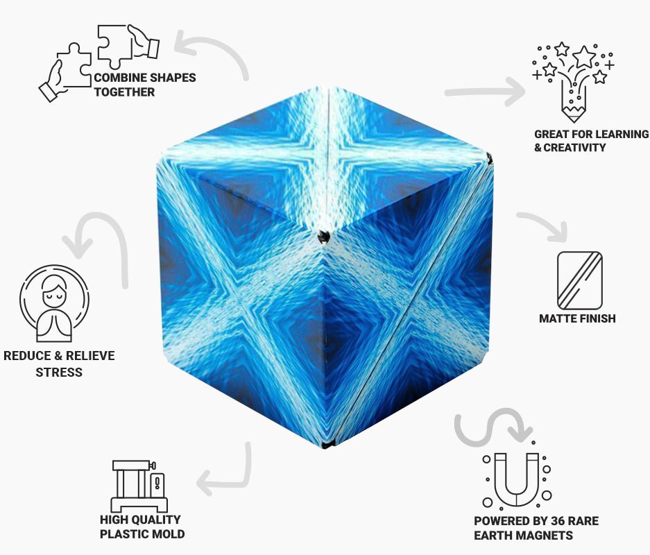 Shashibo Original Shashibo Series: Blue Planet-Fidgets-Tools 4 Teaching-Classroom Decor and More