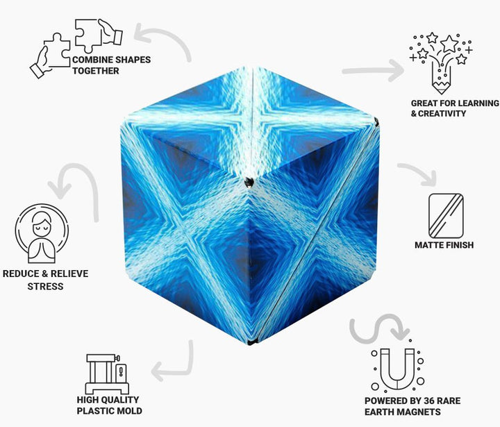 Shashibo Original Shashibo Series: Blue Planet-Fidgets-Tools 4 Teaching-Classroom Decor and More