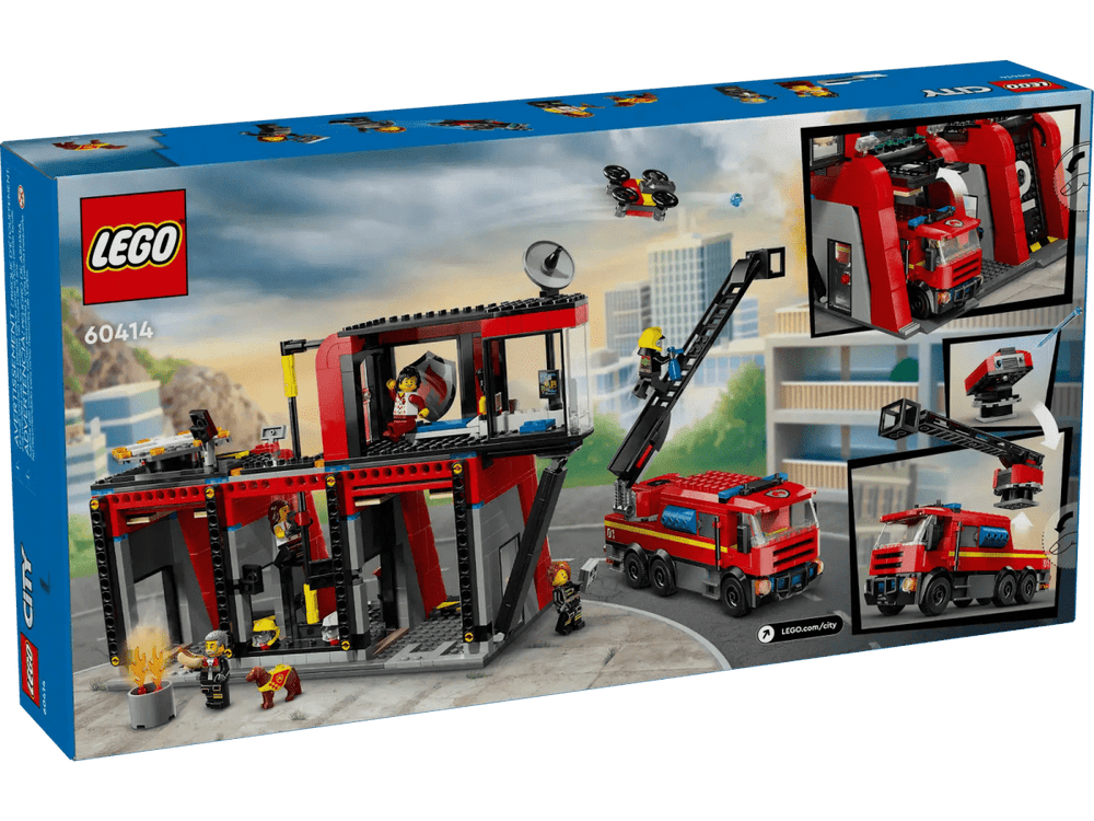 LEGO® City Fire Station with Fire Truck-LEGO-Tools 4 Teaching-Classroom Decor and More