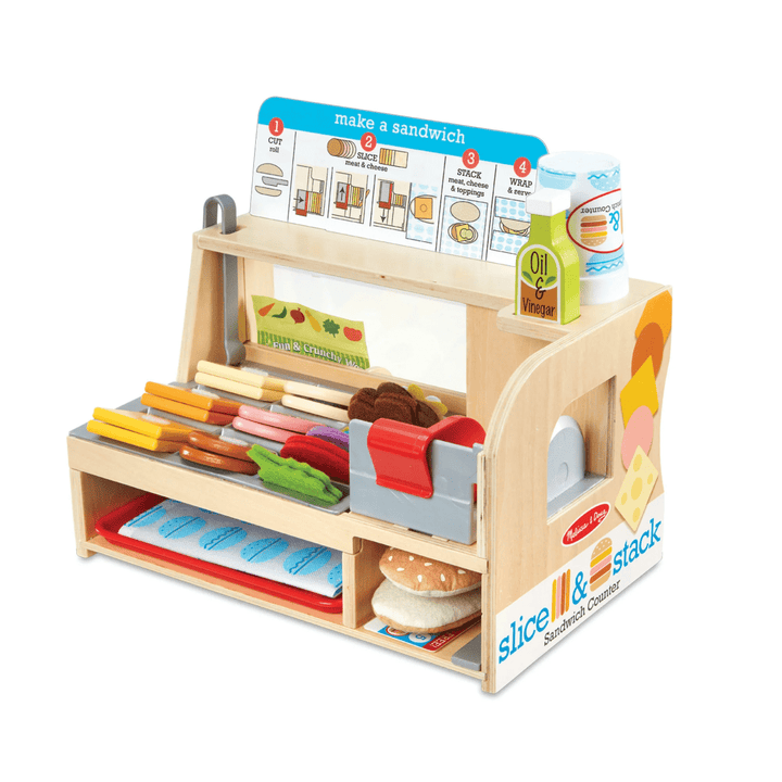 Slice & Stack Sandwich Counter-Play Food-Tools 4 Teaching-Classroom Decor and More