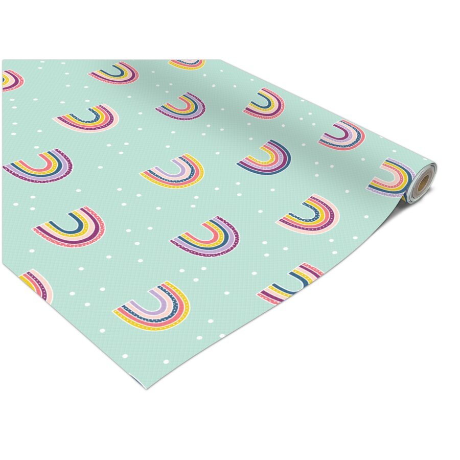 Better Than Paper® Bulletin Board Roll: Oh Happy Day Rainbows-Bulletin Board Paper - Better Than Paper-Tools 4 Teaching-Classroom Decor and More