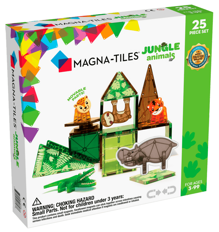 Magna-Tiles® Jungle Animals 25-Piece Set-Magnatiles-Tools 4 Teaching-Classroom Decor and More