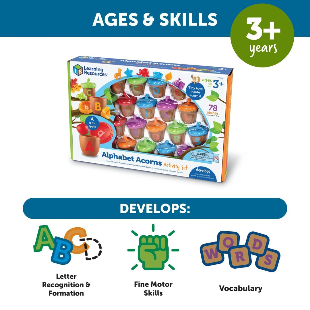 Alphabet Acorns Activity Set-Subjects - Reading - Alphabet-Tools 4 Teaching-Classroom Decor and More