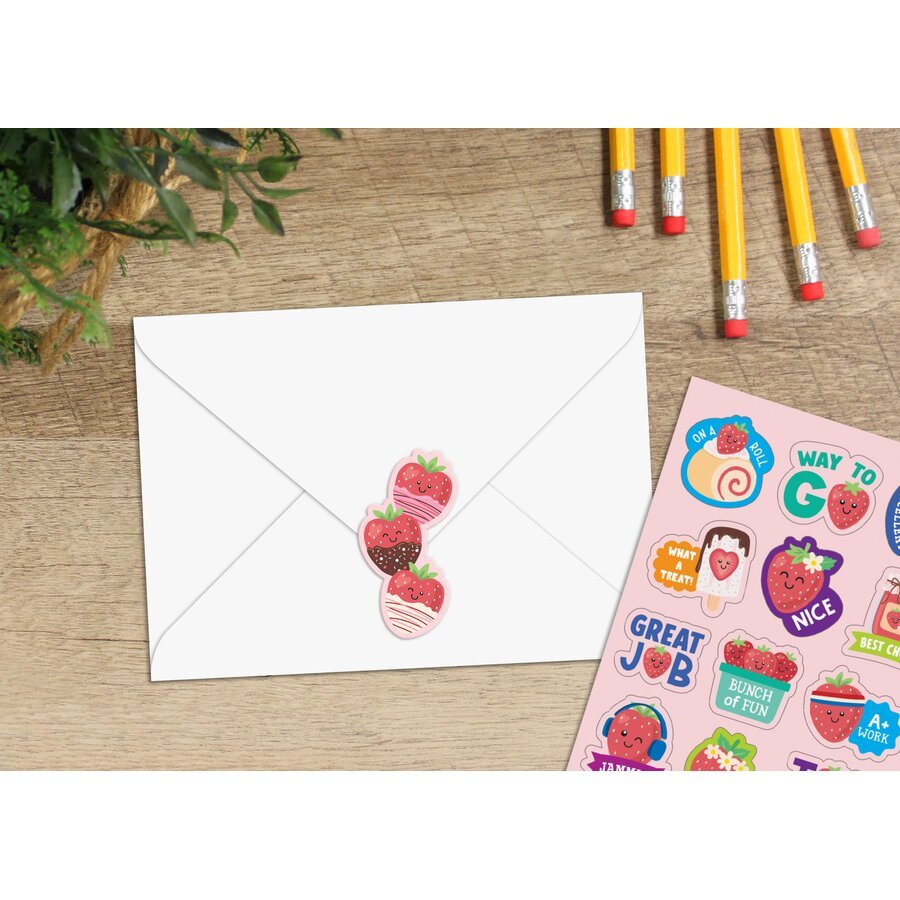 Strawberry Smelly Stickers-Stickers-Tools 4 Teaching-Classroom Decor and More