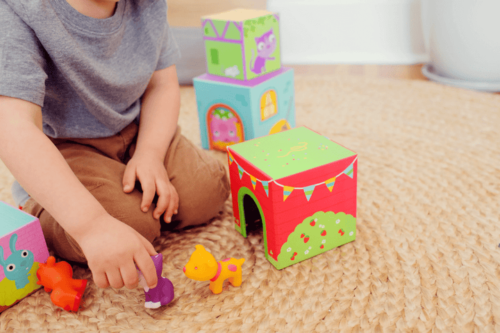 Topanifarm Nest and Stack Blocks + Animals-Baby & Toddler-Tools 4 Teaching-Classroom Decor and More