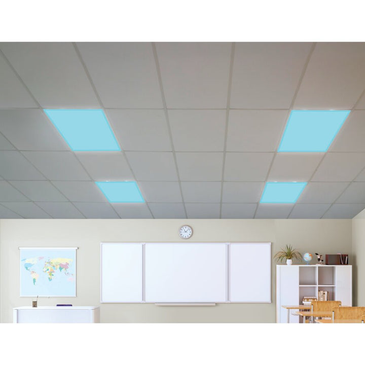 Light Blue Calming Covers Ceiling Light Filters-Classroom Essentials-Tools 4 Teaching-Classroom Decor and More