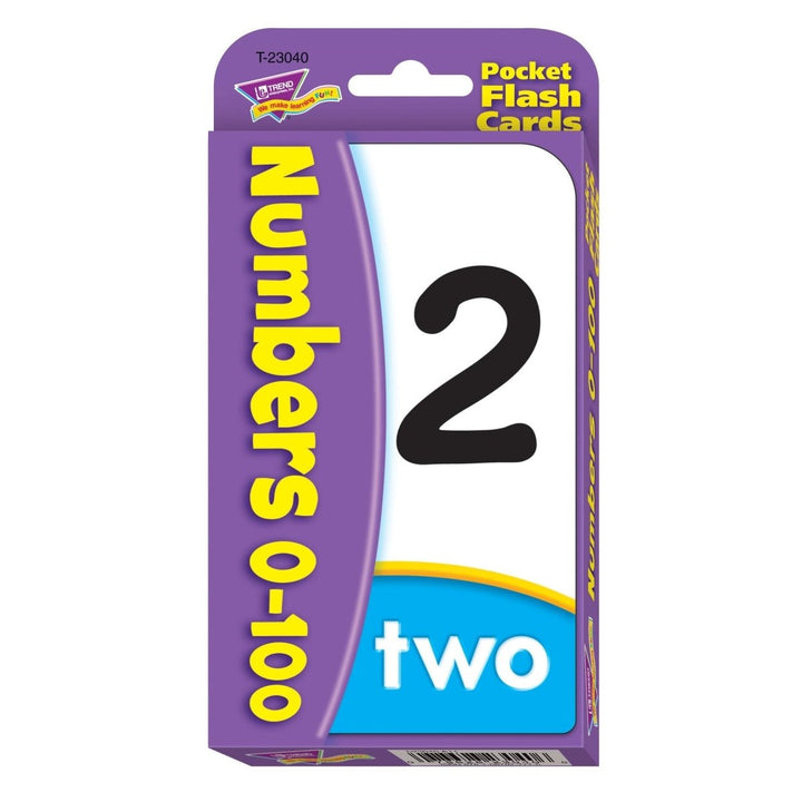 Numbers 0-100 Pocket Flash Cards-Flashcards-Tools 4 Teaching-Classroom Decor and More
