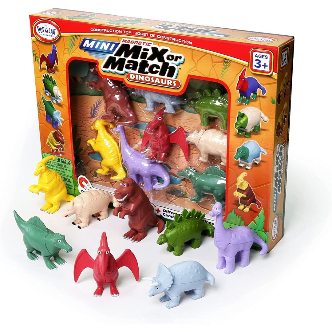 MINI Magnetic Mix or Match Dinosaurs Deluxe-Vehicles & Construction-Tools 4 Teaching-Classroom Decor and More