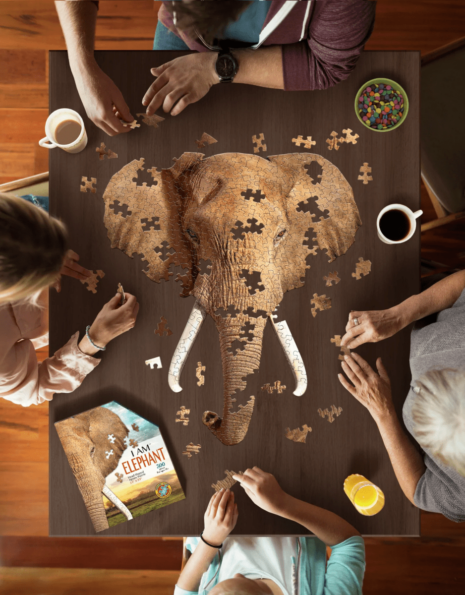 I AM ELEPHANT 300 pcs Puzzle-Puzzles-Tools 4 Teaching-Classroom Decor and More