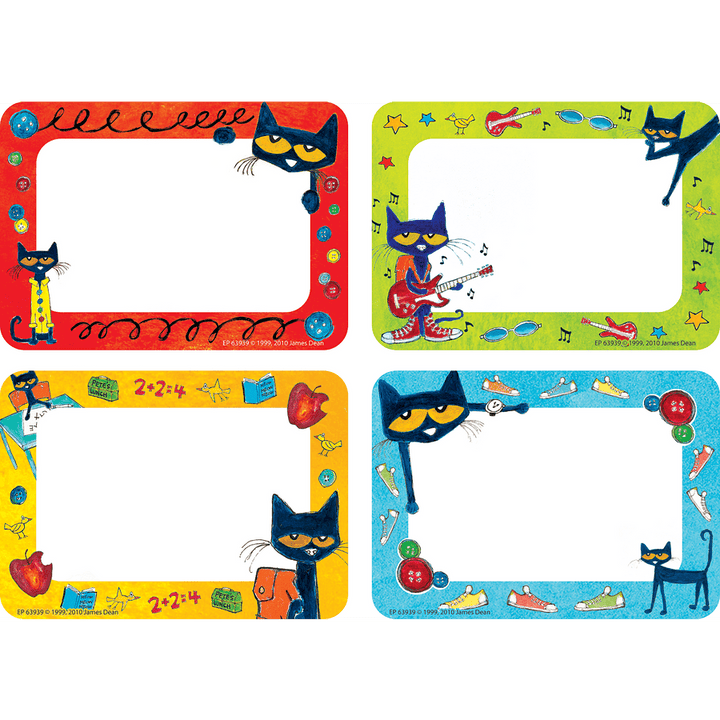 Pete the Cat Name Tags/Labels - Multi-Pack-Nameplates & Name Tags-Tools 4 Teaching-Classroom Decor and More