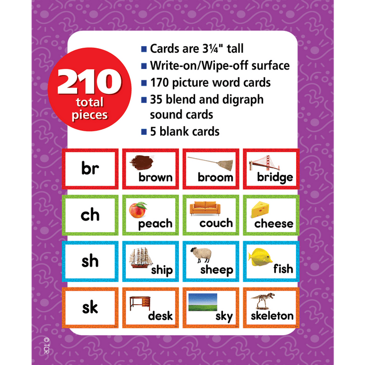 Consonant Blends and Digraphs Pocket Chart Cards-Subjects - Reading-Tools 4 Teaching-Classroom Decor and More