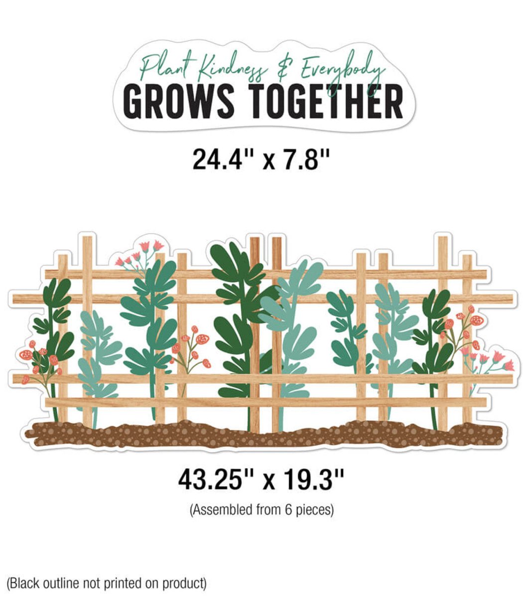Grow Together Plant Kindness & Everybody Grows Together Bulletin Board Set-Bulletin Board Sets-Tools 4 Teaching-Classroom Decor and More