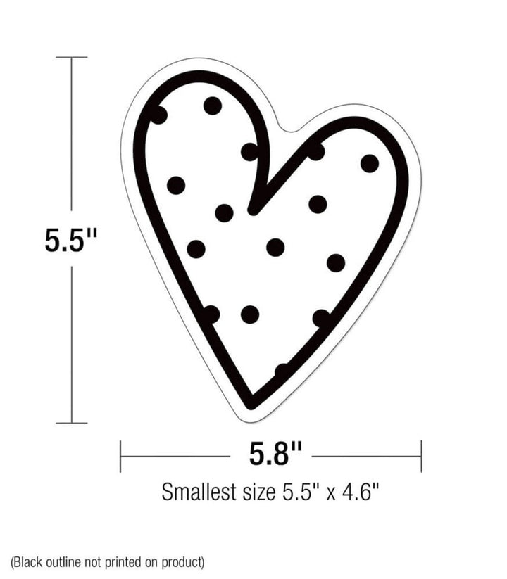 Kind Vibes Doodle Hearts Cutouts-Tools 4 Teaching-Classroom Decor and More