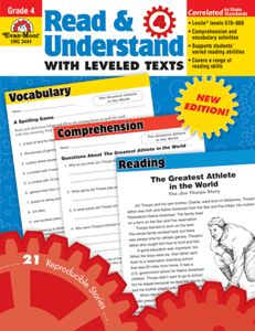 Read and Understand with Leveled Text-Subjects - Reading - Reading Books-Tools 4 Teaching-Classroom Decor and More