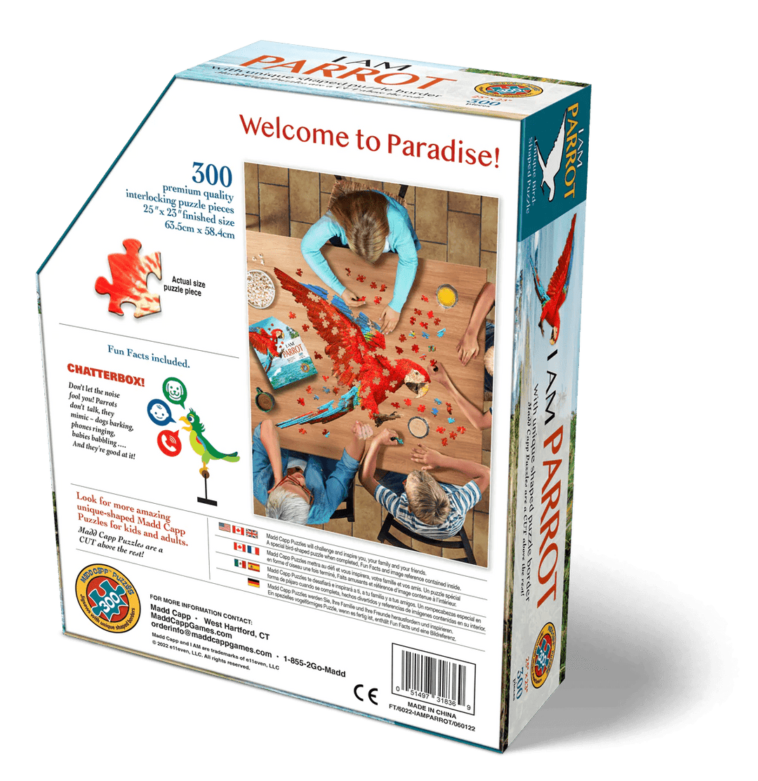 *I AM PARROT 300 pcs Puzzle-Puzzles-Tools 4 Teaching-Classroom Decor and More
