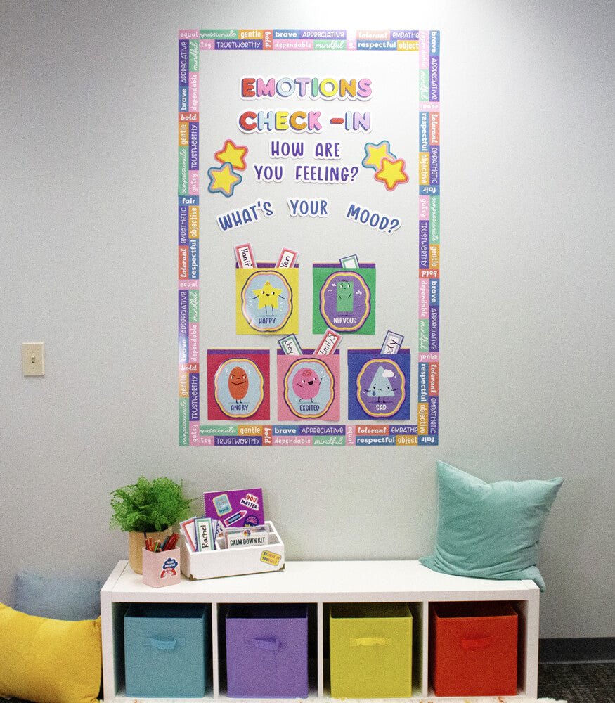 We Stick Together Positive Words Straight Bulletin Board Borders-Borders-Tools 4 Teaching-Classroom Decor and More