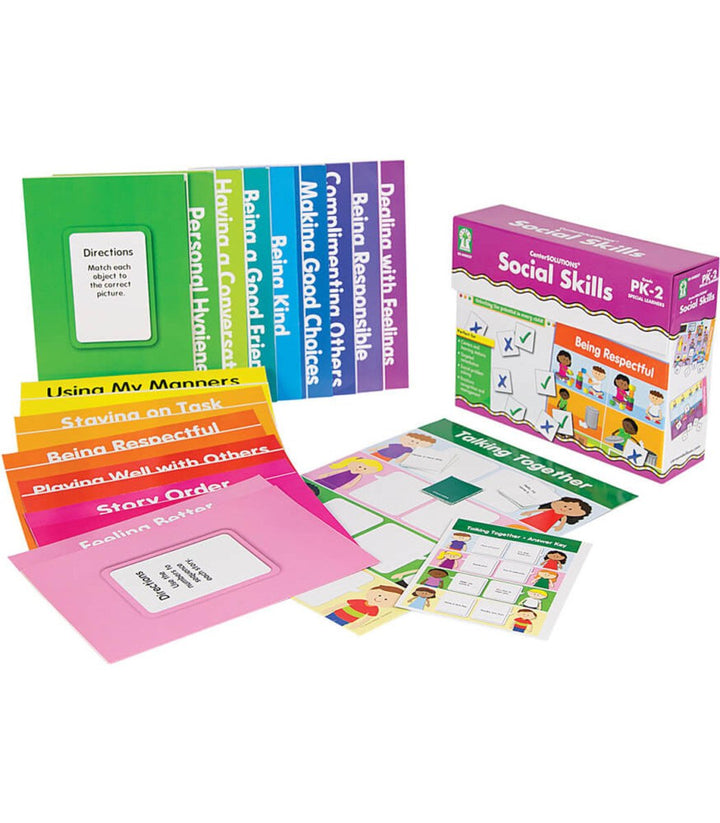 Social Skills File Folder Game Grade PK-2-Social Emotional-Tools 4 Teaching-Classroom Decor and More
