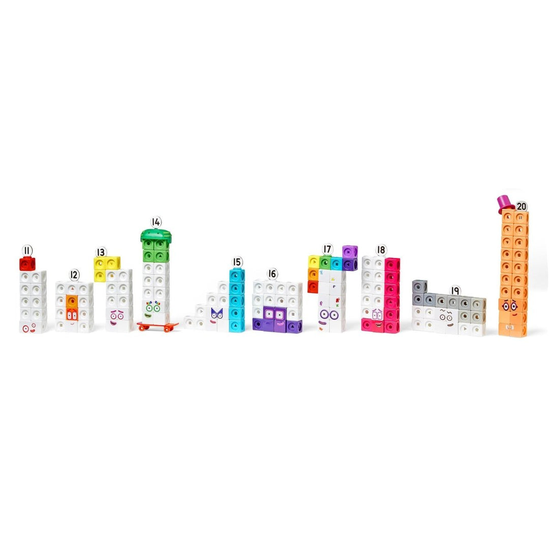 MathLink® Cubes Numberblocks 11–20 Activity Set-Numbers, Counting & Sorting-Tools 4 Teaching-Classroom Decor and More