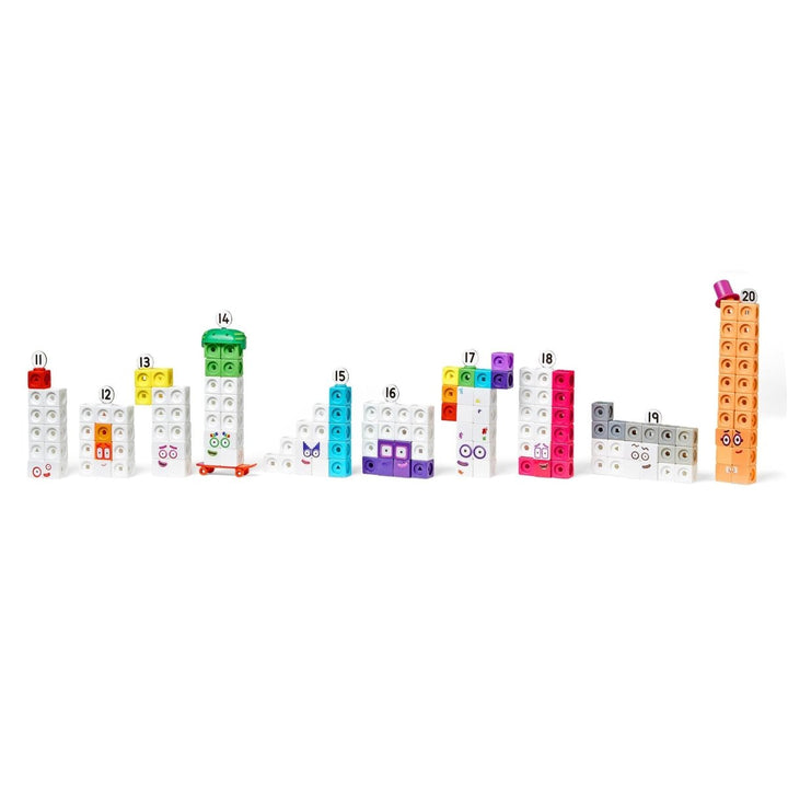 MathLink® Cubes Numberblocks 11–20 Activity Set-Numbers, Counting & Sorting-Tools 4 Teaching-Classroom Decor and More