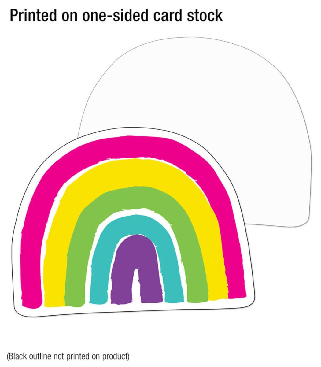 Kind Vibes Rainbow Cutouts-Accents-Tools 4 Teaching-Classroom Decor and More