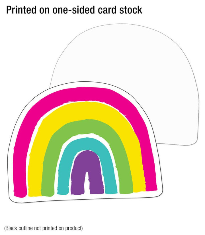 Kind Vibes Rainbow Cutouts-Accents-Tools 4 Teaching-Classroom Decor and More