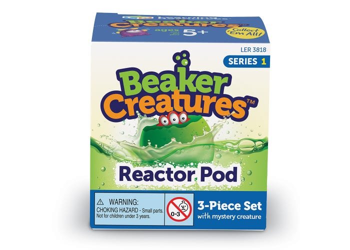 Beaker Creatures® Reactor Pods, Series 1 (Assorted)-Science & STEM-Tools 4 Teaching-Classroom Decor and More