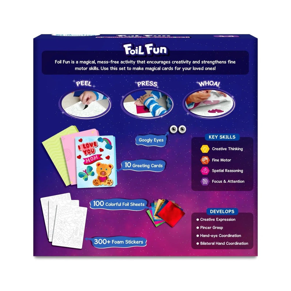 Foil Fun: Card Making Set | No Mess Art Kit (Ages 4-9)-Craft Activity-Tools 4 Teaching-Classroom Decor and More