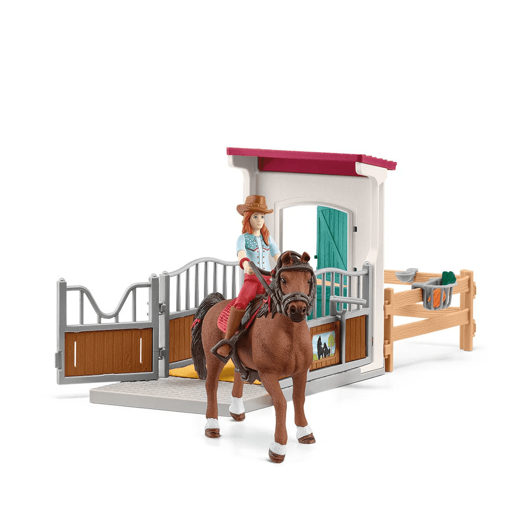 Horse Box with HORSE CLUB Hannah & Cayenne-Schleich USA-Tools 4 Teaching-Classroom Decor and More