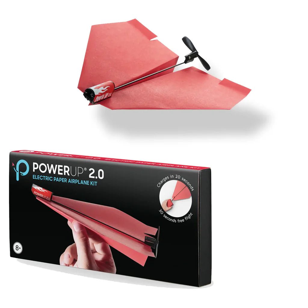 PowerUp 2.0 Electric Paper Airplane Kit (Red) - Tools 4 Teaching