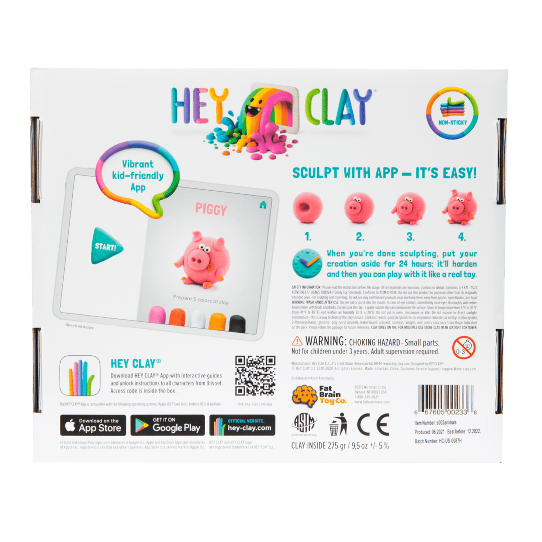 Hey Clay - Animals-Craft Activity-Tools 4 Teaching-Classroom Decor and More