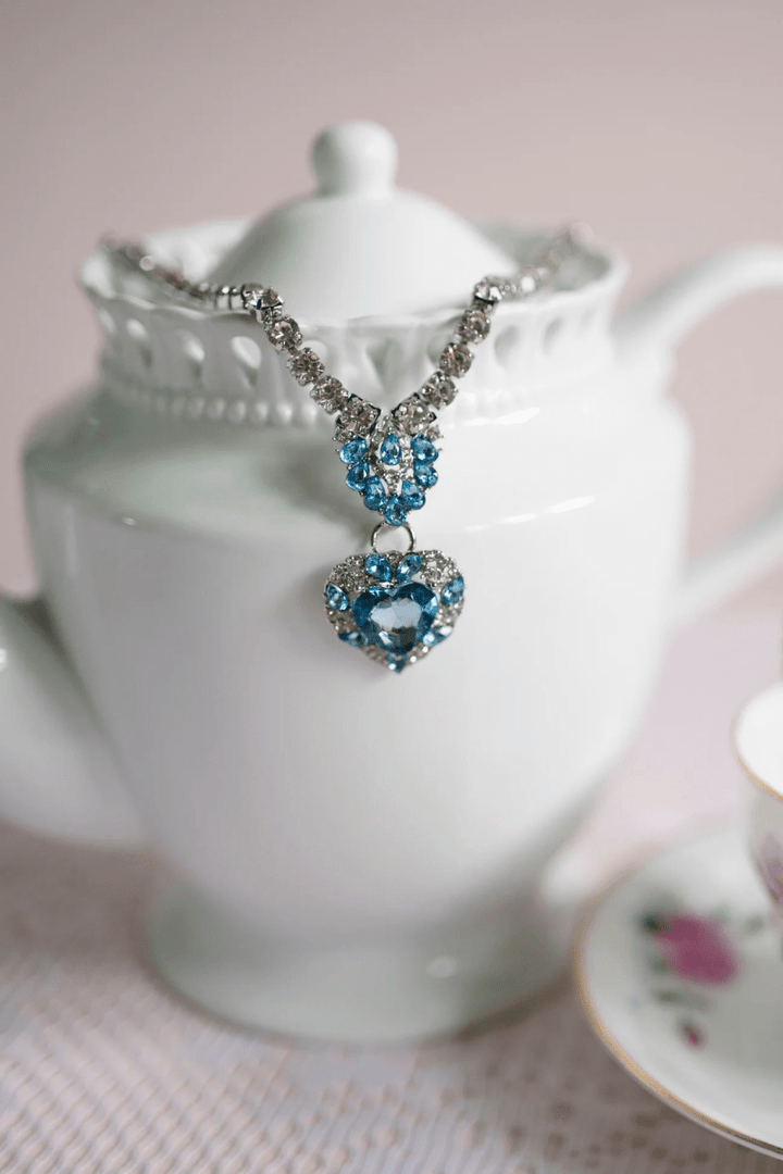 The Marilyn, Blue/Silver 4 Piece Set-Dress Up & Jewelry-Tools 4 Teaching-Classroom Decor and More