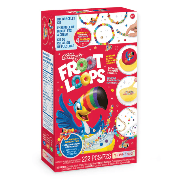 *Kellogg's Froot Loops™ DIY Bracelet Kit-Craft Activity-Tools 4 Teaching-Classroom Decor and More