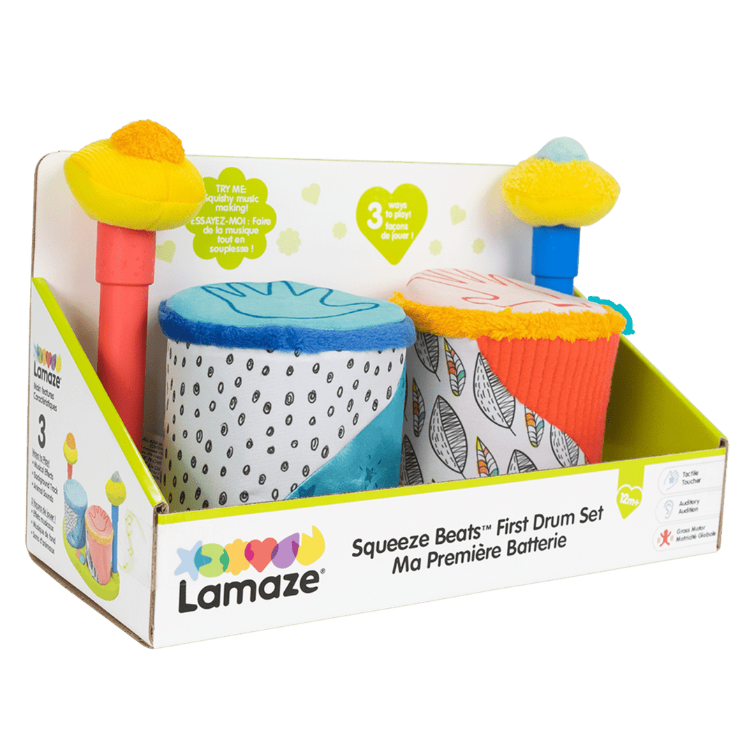 Lamaze Squeeze Beats First Drum Set-Baby & Toddler-Tools 4 Teaching-Classroom Decor and More
