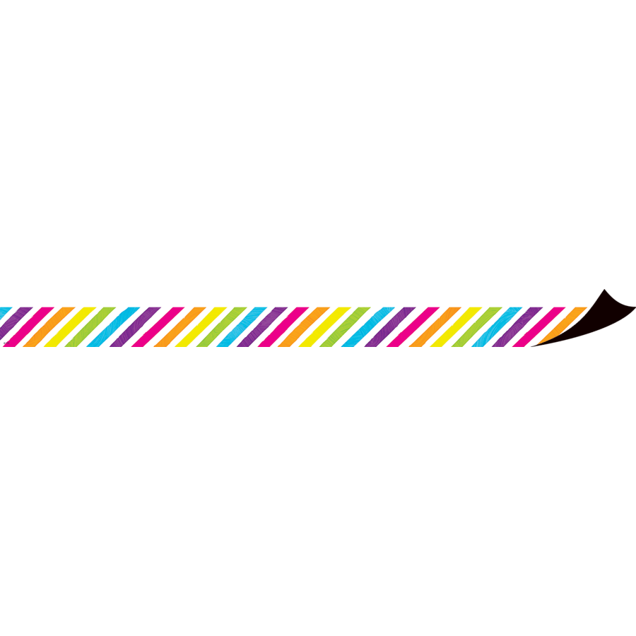 Brights 4Ever Stripes Magnetic Border-Borders-Tools 4 Teaching-Classroom Decor and More