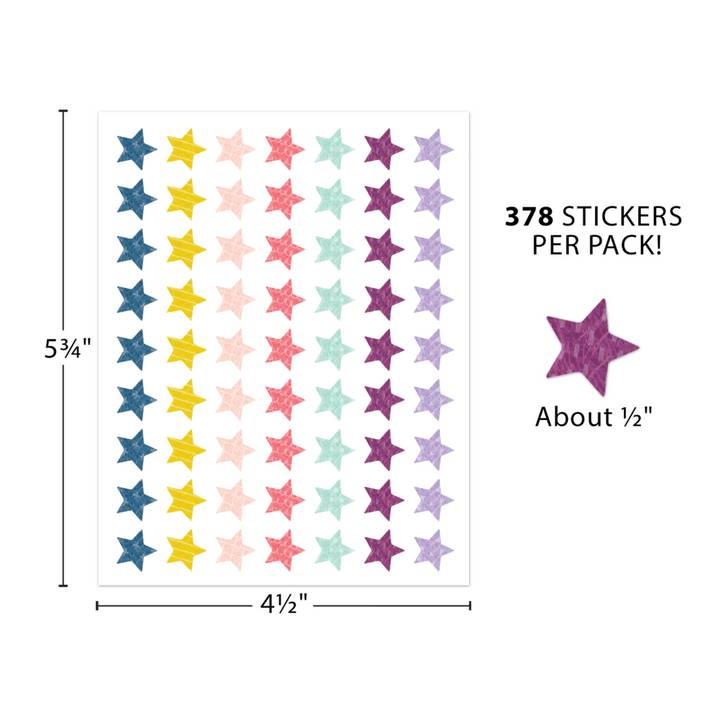 Oh Happy Day Stars Mini Stickers-Stickers-Tools 4 Teaching-Classroom Decor and More