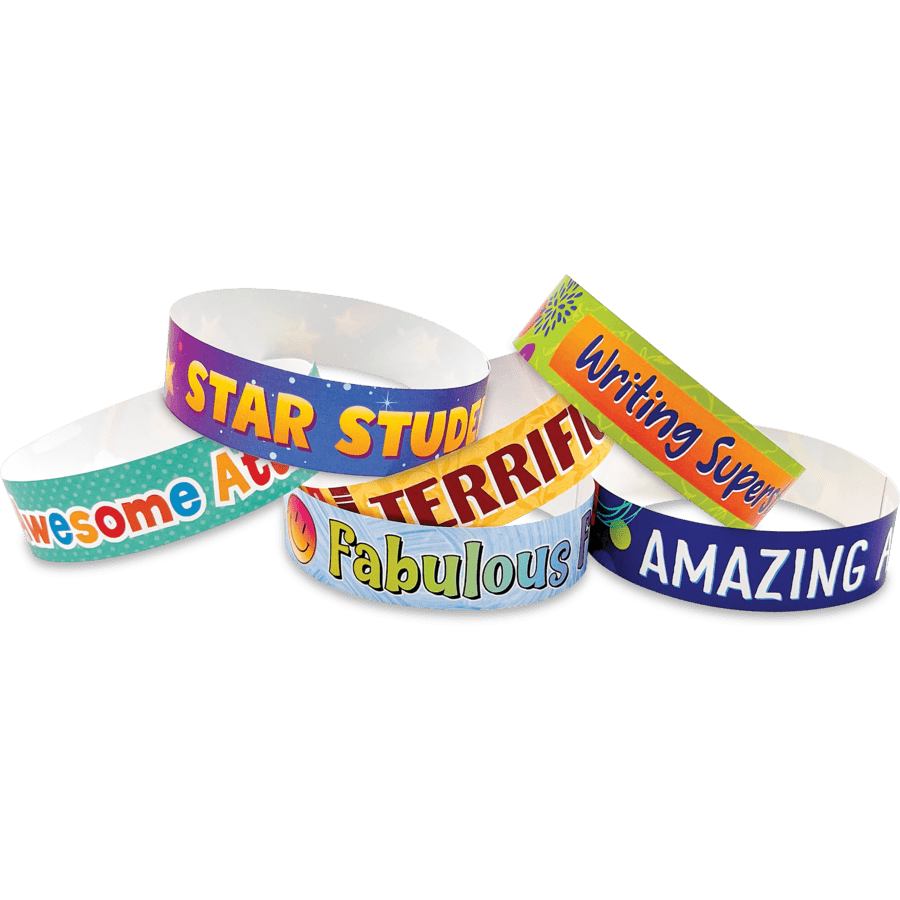 Positive Reinforcement Brag Bracelets-Awards-Tools 4 Teaching-Classroom Decor and More