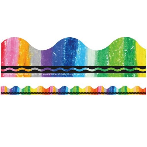 Crayola Rainbow Deco Trim-Borders-Tools 4 Teaching-Classroom Decor and More