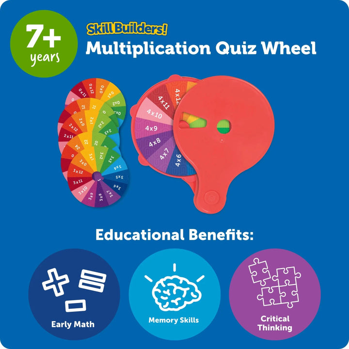 Skill Builders! Multiplication Quiz Wheel - Tools 4 Teaching
