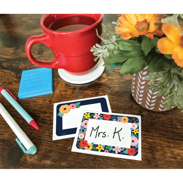 Wildflowers Name Tags/Labels - Multi-Pack-Nameplates &amp; Name Tags-Tools 4 Teaching-Classroom Decor and More